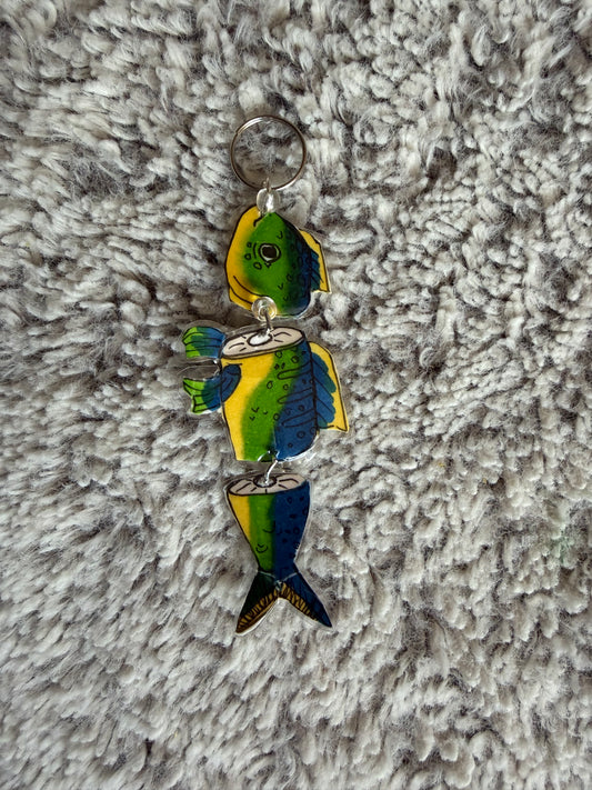 fish keychain